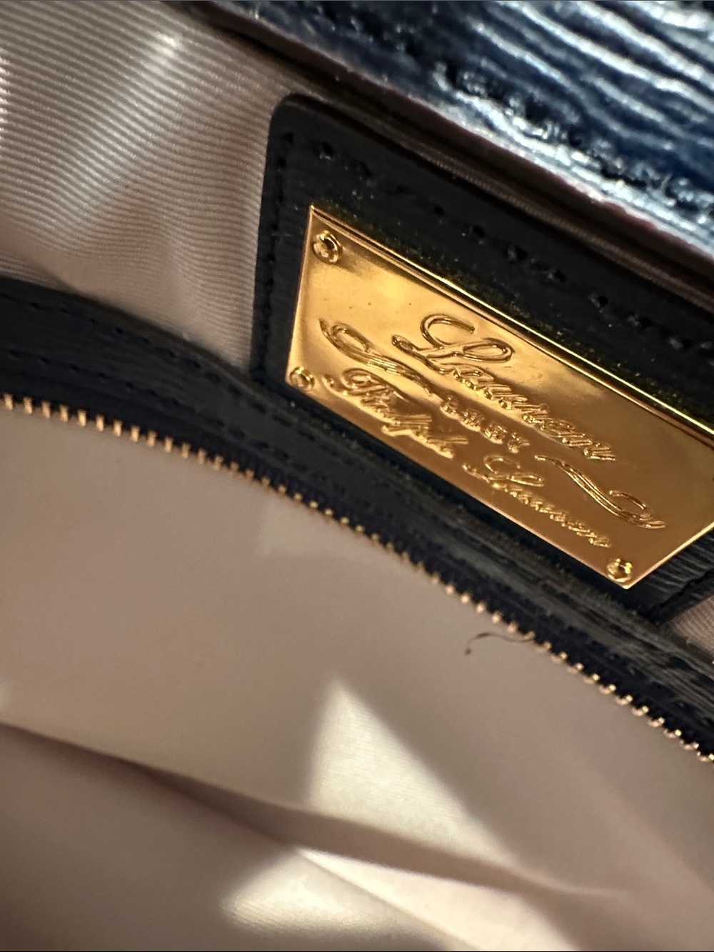 Ralph Lauren Red Leather Tote NWOT - Picture 9 of 12